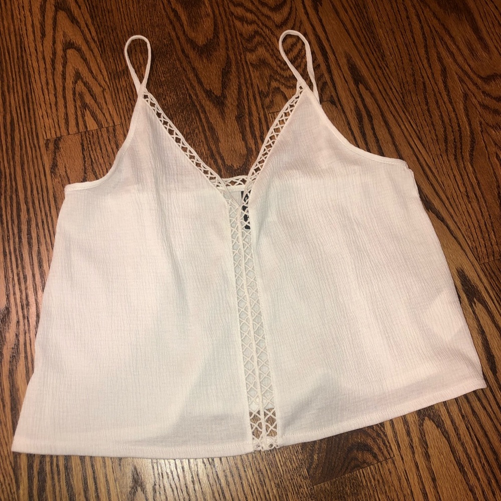 White cropped tank!
